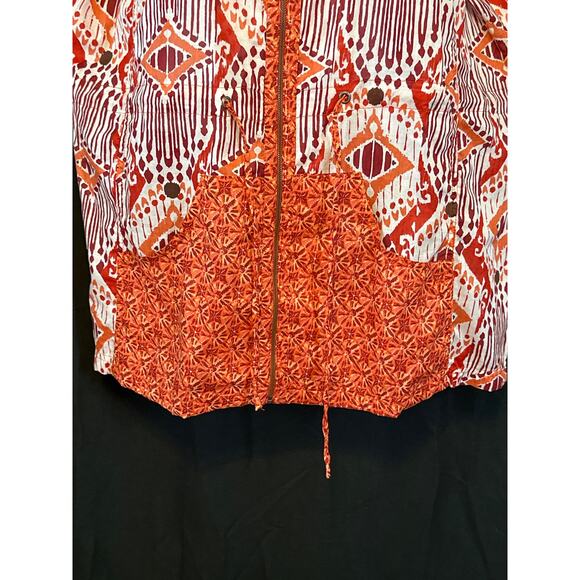 OLEG CASSINI SPORT Linen Gorpcore Utility Safari Streetwear Zip Hoodie Shirt XL - Picture 6 of 15